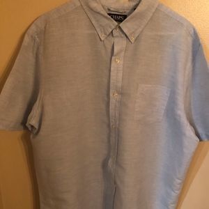 Mens Short Sleeve Button Down